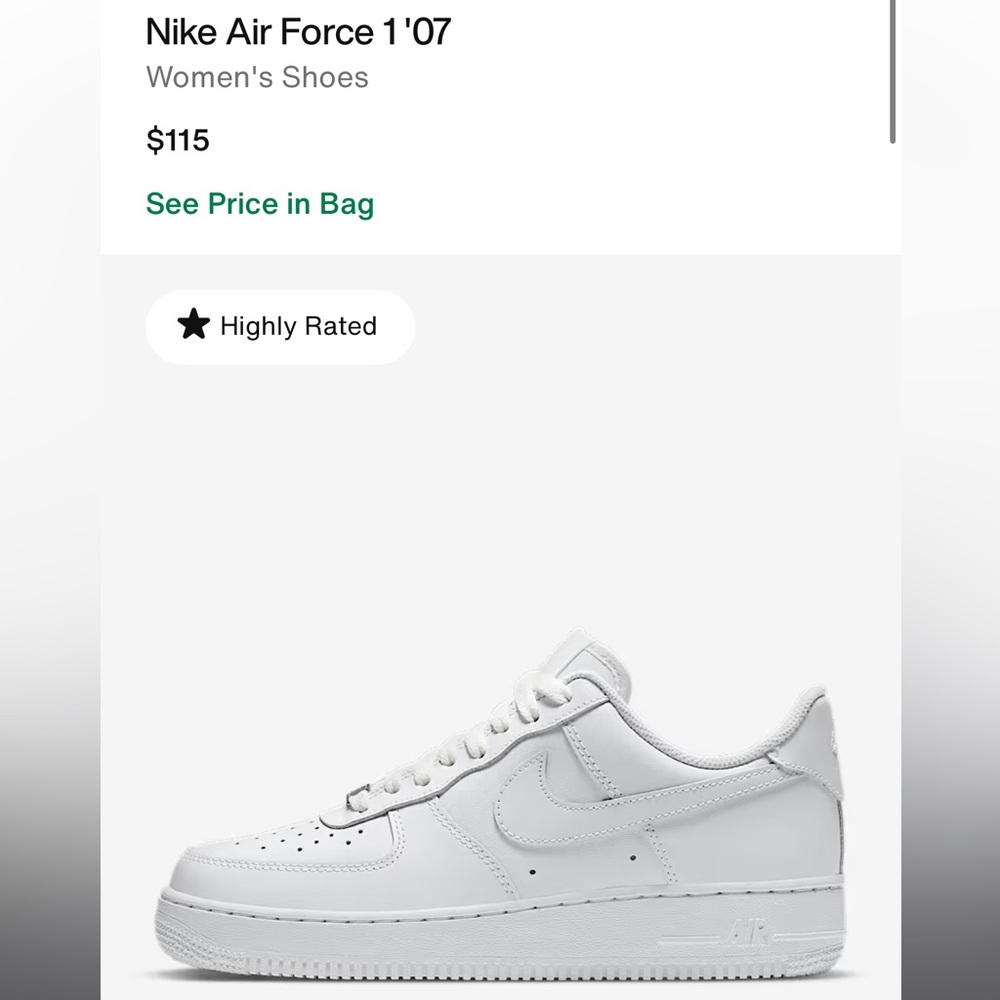 Nike White Air Force 1 Sneakers